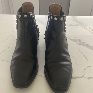 Zara black booties